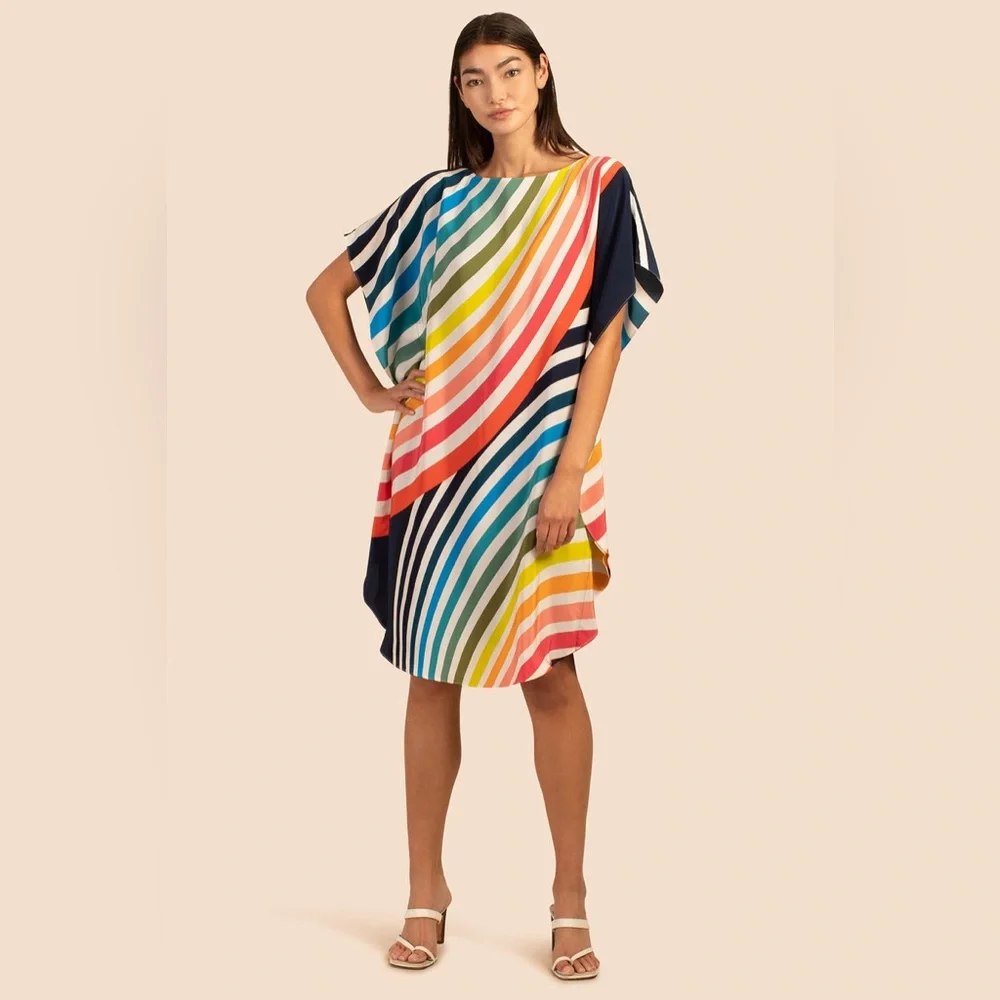 Trina Turk Amaris Global Dress Silk - Picture 3 of 11